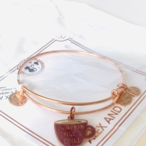 Alex and Ani Pumpkin Spice and Chill Bracelet - Picture 2 of 4
